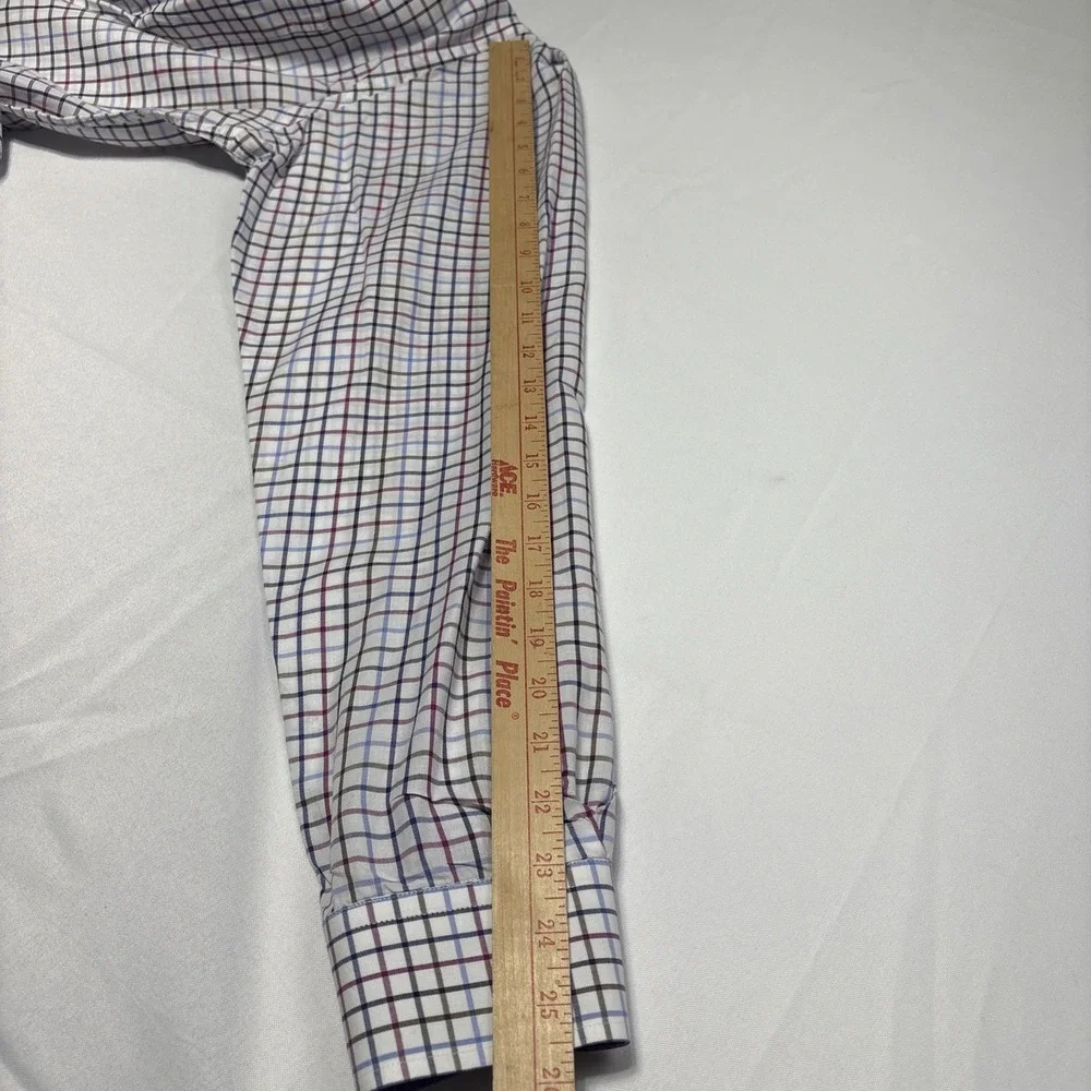 ALX New York Mens Long Sleeve Plaid Button Down Shirt Size‎ XL